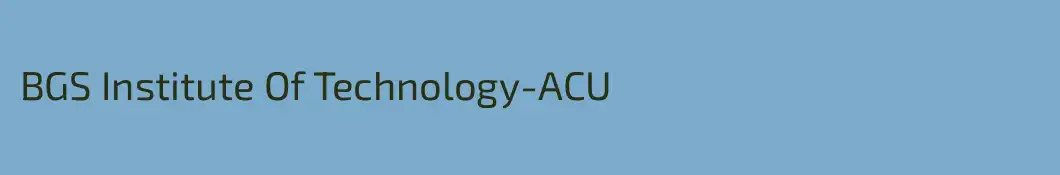 BGS Institute Of Technology-ACU